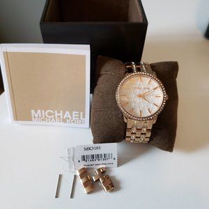Michael Kors rose gold watch